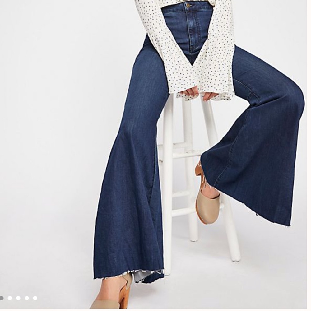 Free People Just Float On Flare Jeans